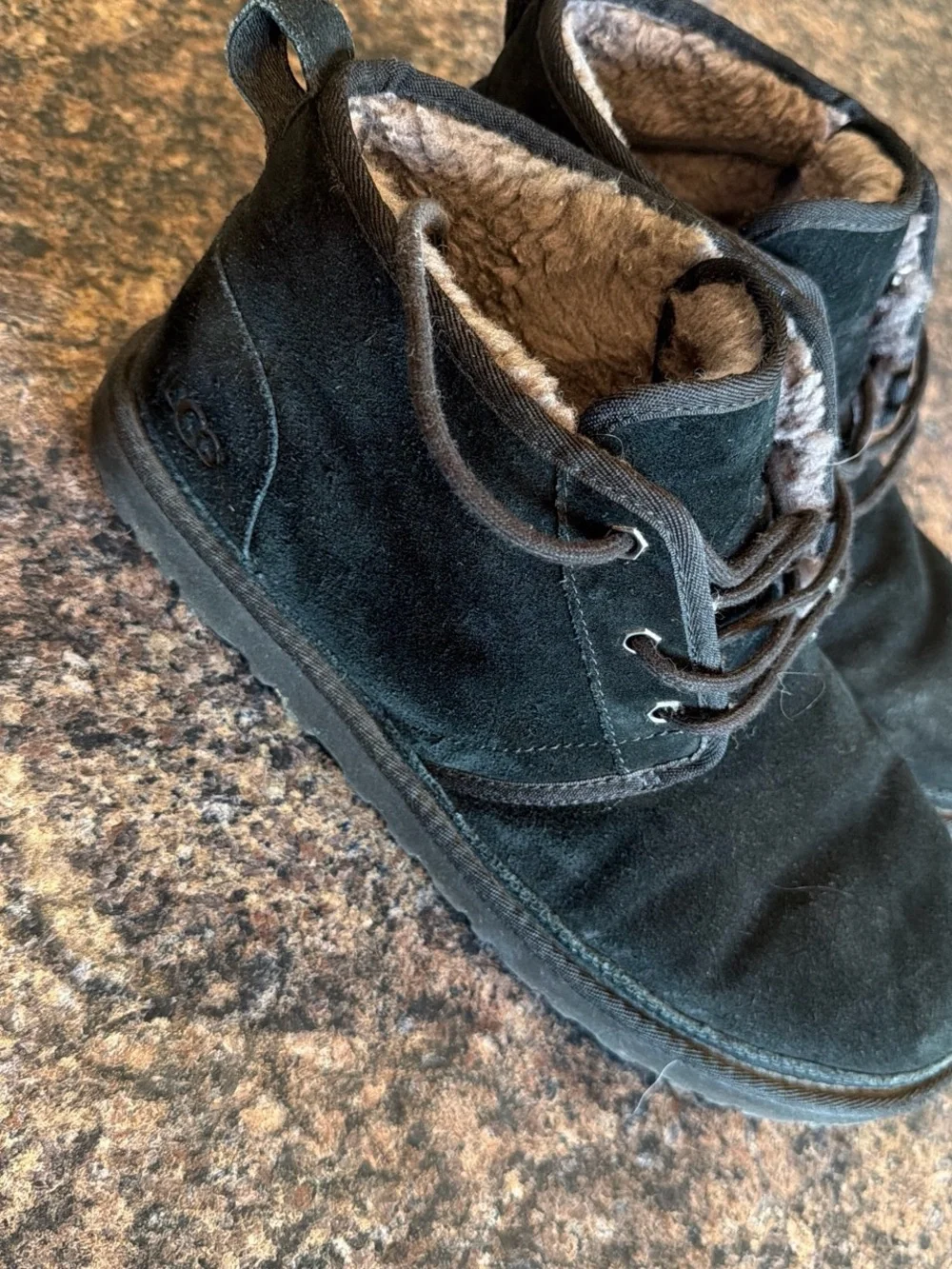 UGG black suede